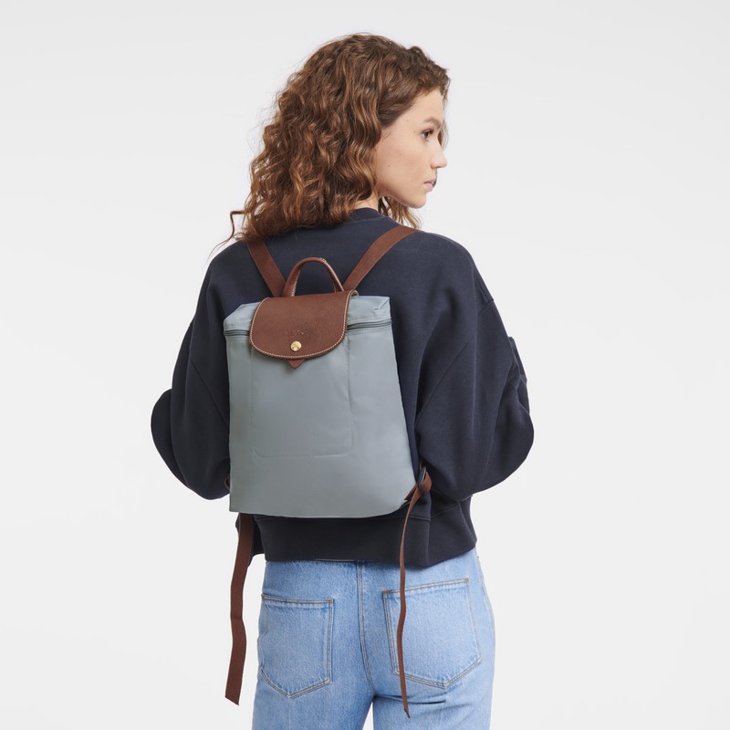 Longchamp Le Pliage Original M Rygsække Dame Grå Danmark | L1699089P80