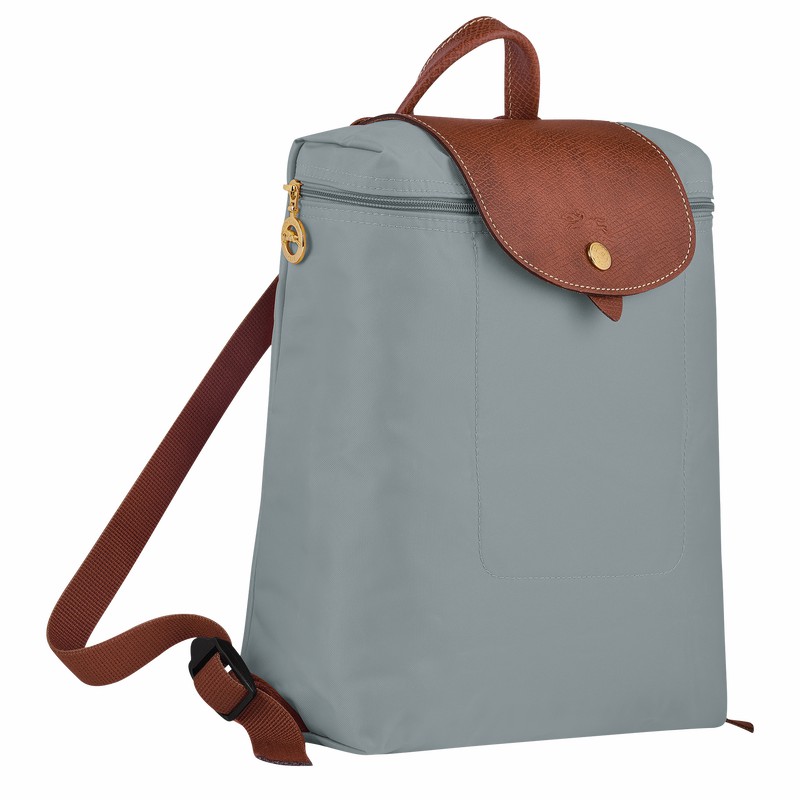 Longchamp Le Pliage Original M Rygsække Herre Grå Danmark | L1699089P80-