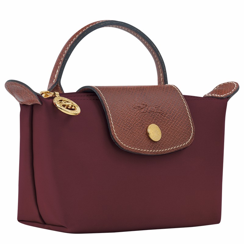 Longchamp Le Pliage Original Pouches Dame Bordeaux Danmark | 34175089P87