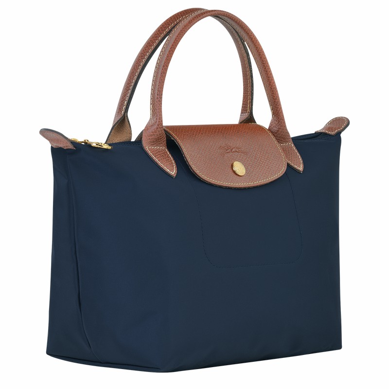 Longchamp Le Pliage Original S Håndtaske Dame Mørkeblå Danmark | L1621089P68