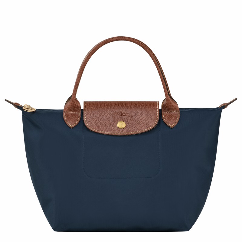 Longchamp Le Pliage Original S Håndtaske Dame Mørkeblå Danmark | L1621089P68