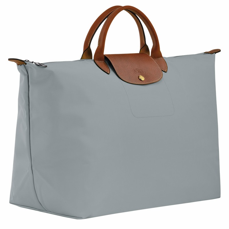 Longchamp Le Pliage Original S Rejsetasker Herre Grå Danmark | L1624089P80-