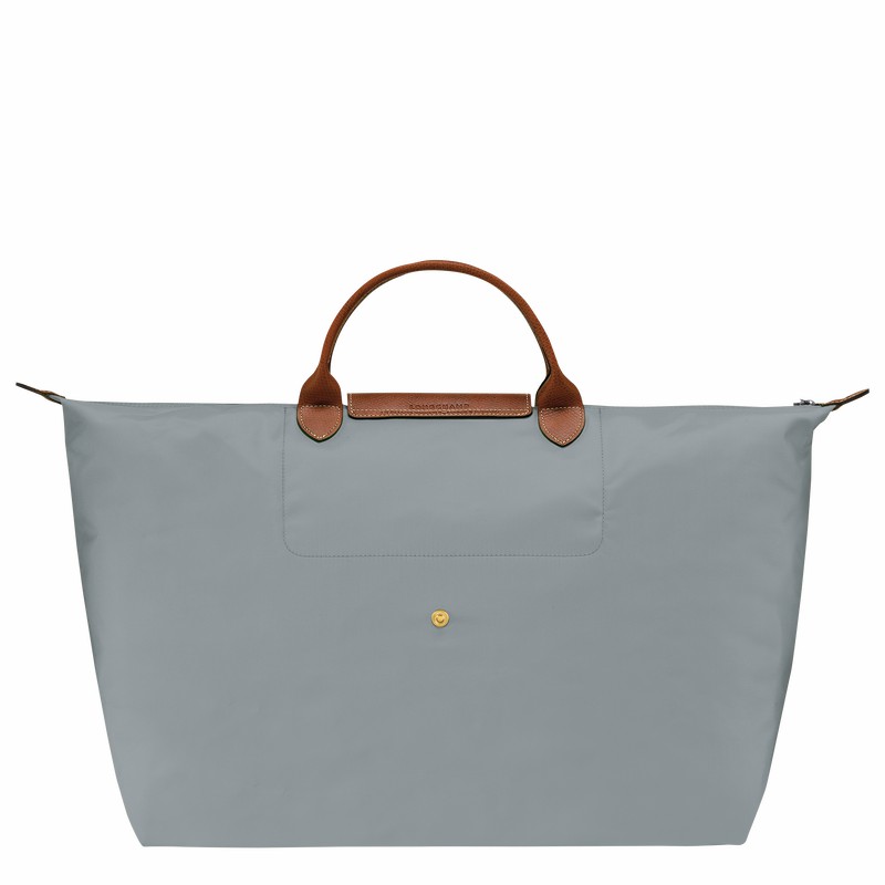 Longchamp Le Pliage Original S Rejsetasker Herre Grå Danmark | L1624089P80-