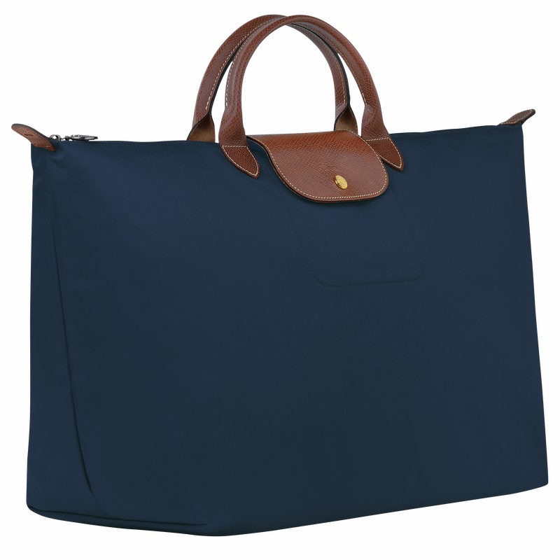 Longchamp Le Pliage Original S Rejsetasker Dame Mørkeblå Danmark | L1624089P68