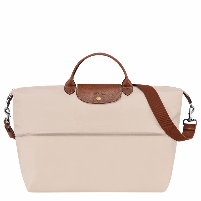 Longchamp Le Pliage Original expandable Rejsetasker Herre Hvide Danmark | L1911089P71-