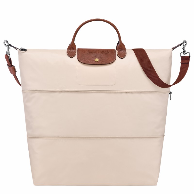 Longchamp Le Pliage Original expandable Rejsetasker Herre Hvide Danmark | L1911089P71-