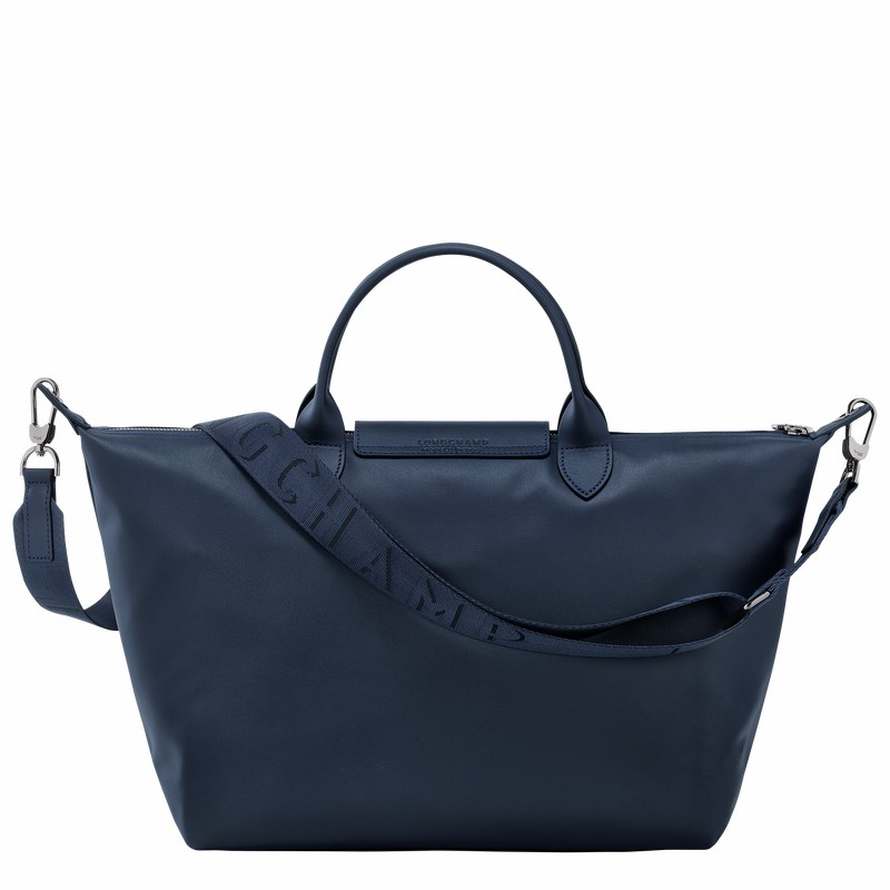 Longchamp Le Pliage Xtra L Håndtaske Dame Mørkeblå Danmark | 10201987556