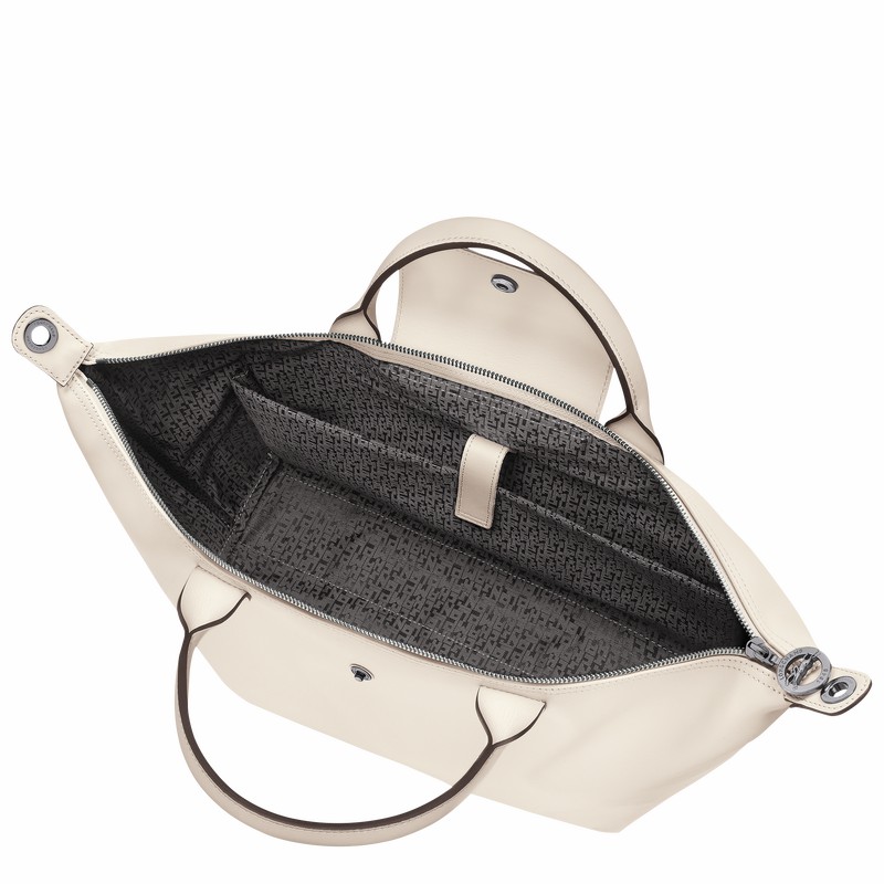 Longchamp Le Pliage Xtra L Håndtaske Dame Hvide Danmark | 10201987037