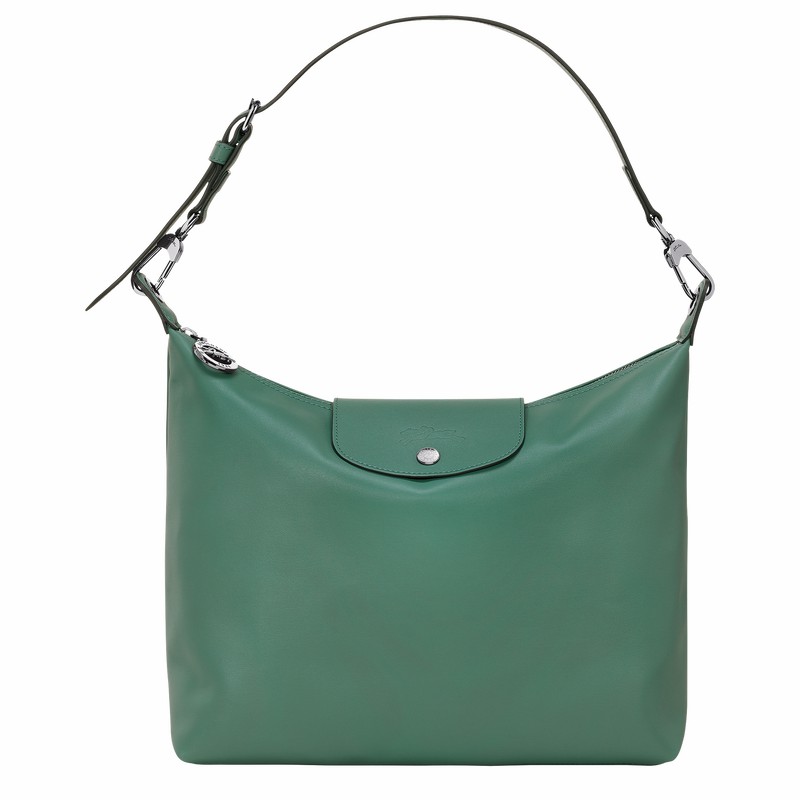 Longchamp Le Pliage Xtra M Hobo Taske Dame Olivengrøn Danmark | 10189987D90