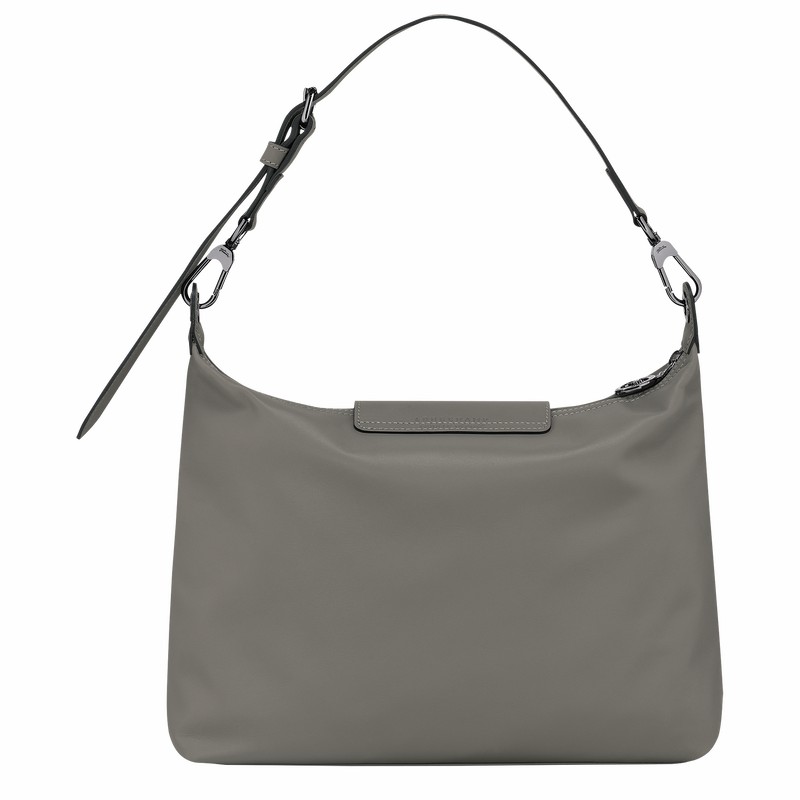 Longchamp Le Pliage Xtra M Hobo Taske Dame Grå Danmark | 10189987P55