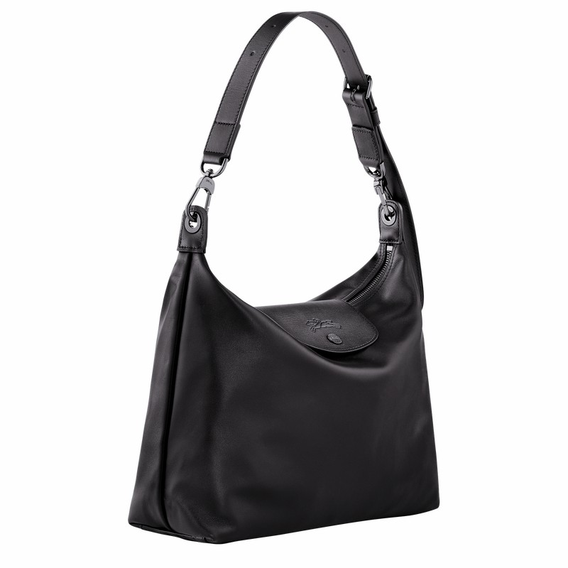 Longchamp Le Pliage Xtra M Hobo Taske Dame Sort Danmark | 10189987001