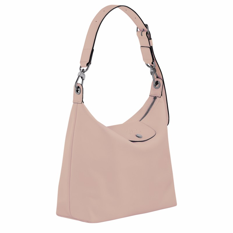 Longchamp Le Pliage Xtra M Hobo Taske Dame Beige Danmark | 10189987542