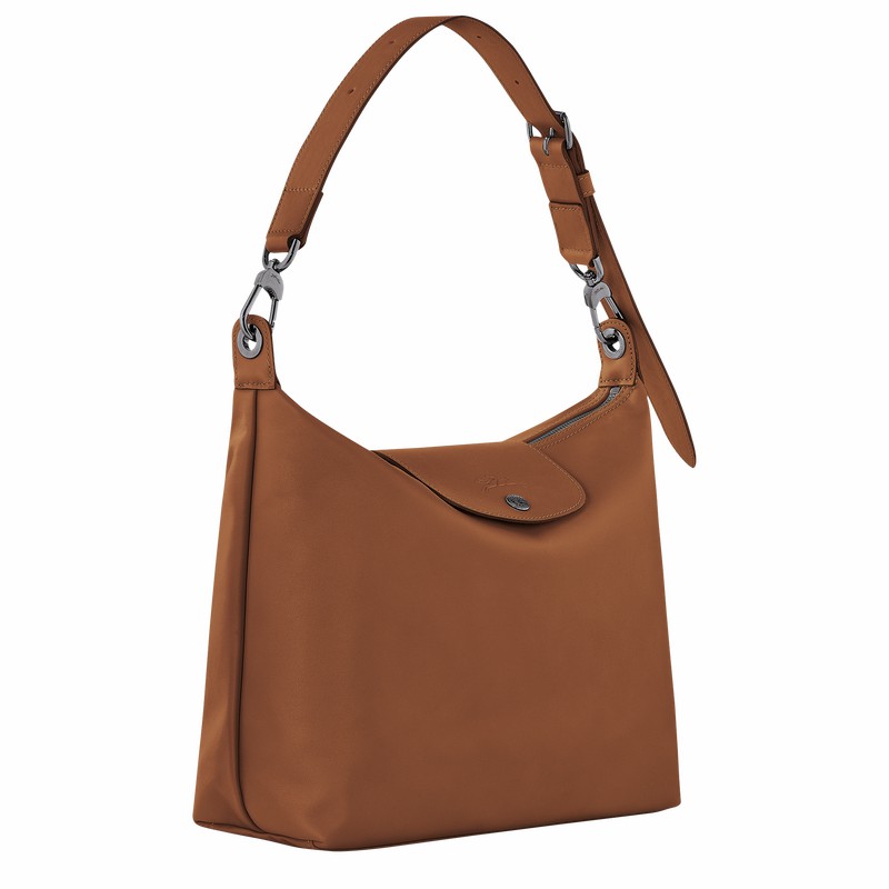 Longchamp Le Pliage Xtra M Hobo Taske Dame Brune Danmark | 10189987504