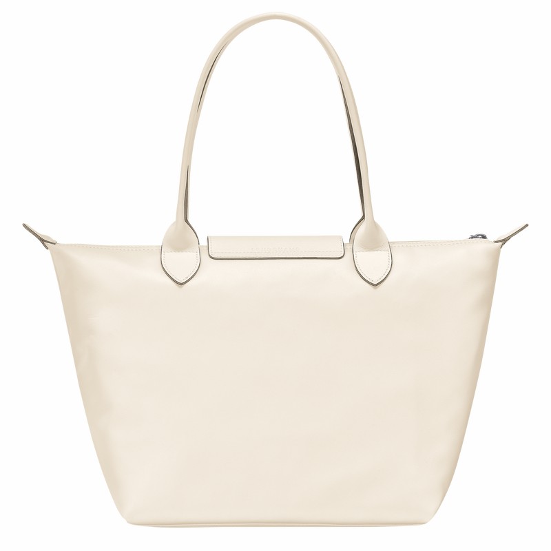 Longchamp Le Pliage Xtra M Muleposer Dame Hvide Danmark | L2605987037