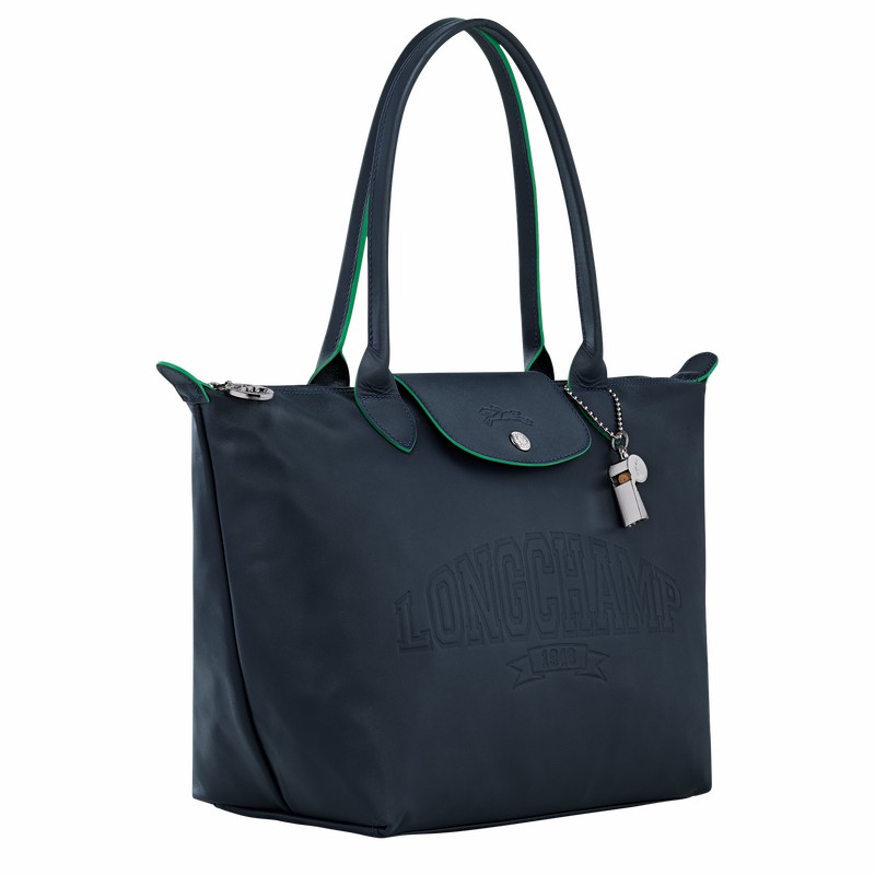 Longchamp Le Pliage Xtra M Muleposer Dame Mørkeblå Danmark | L2605HEY556