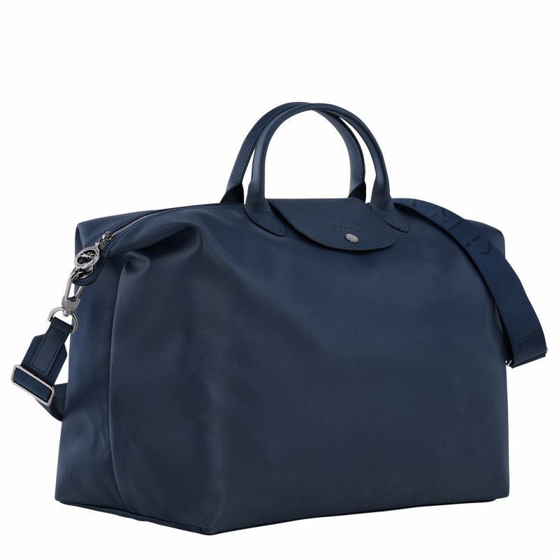 Longchamp Le Pliage Xtra S Rejsetasker Dame Mørkeblå Danmark | L1624987556