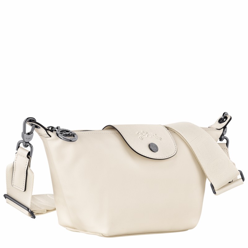 Longchamp Le Pliage Xtra XS Crossbody Taske Dame Hvide Danmark | 10212987037