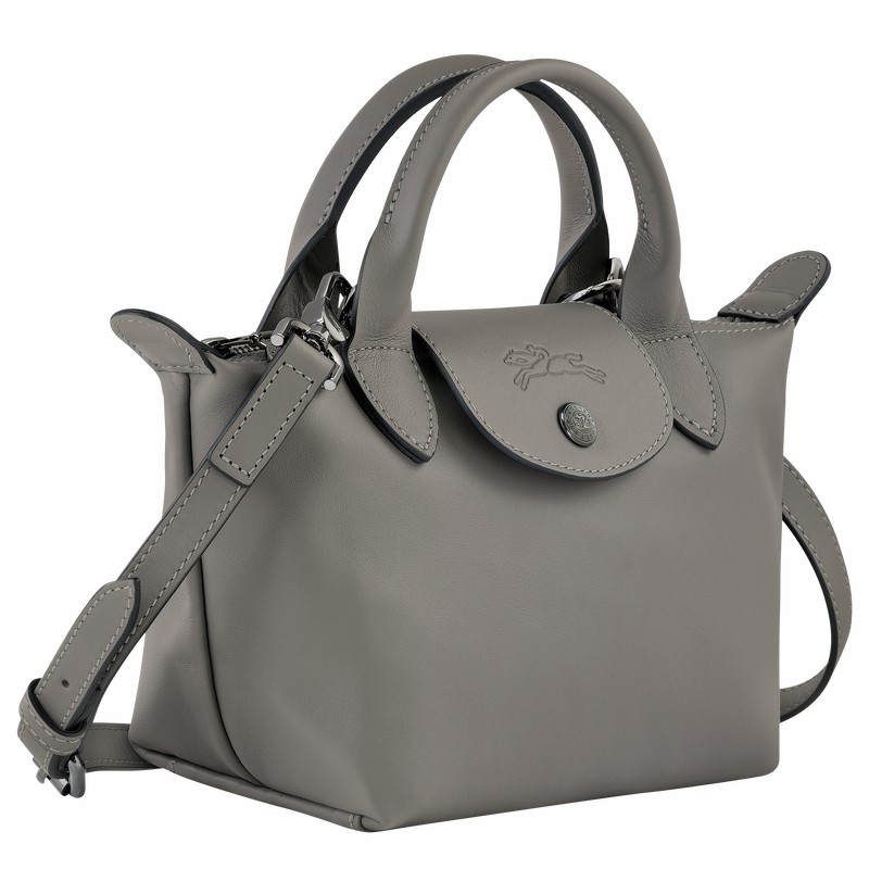 Longchamp Le Pliage Xtra XS Håndtaske Dame Grå Danmark | L1500987P55