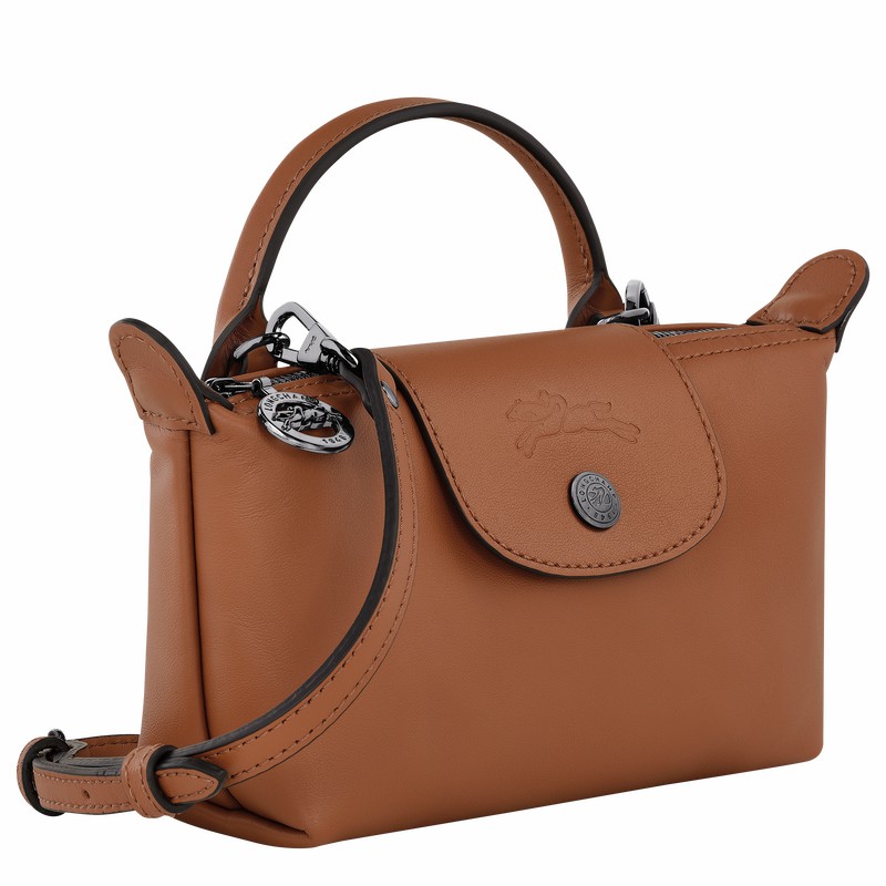 Longchamp Le Pliage Xtra XS Pouches Dame Brune Danmark | 34205987504