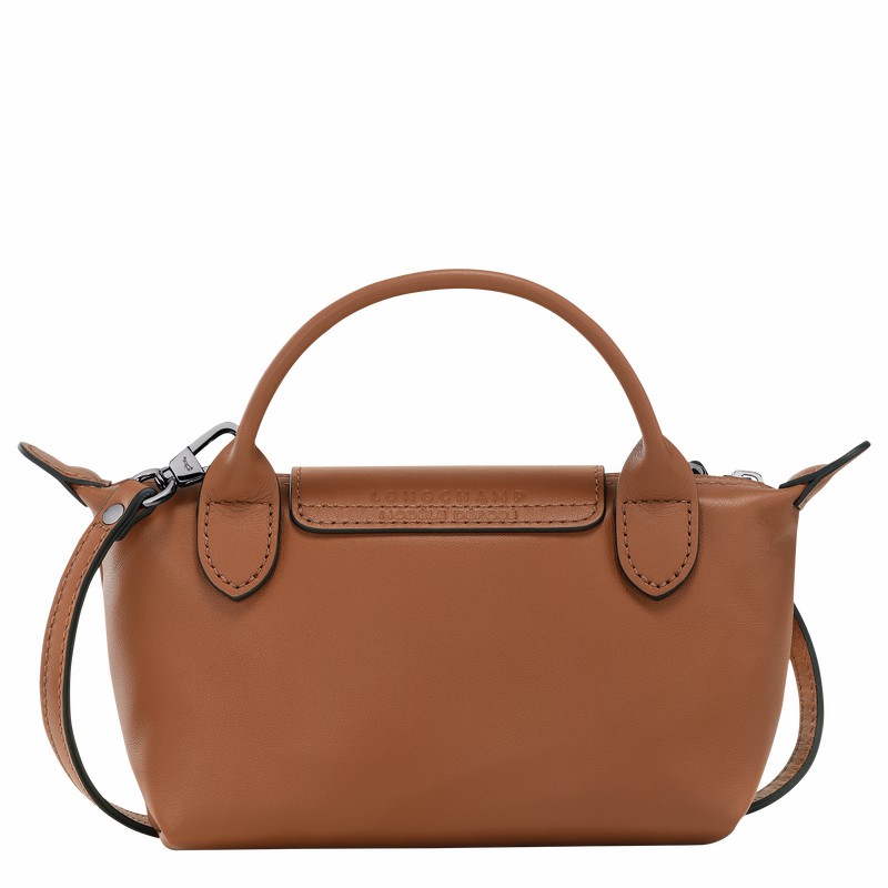 Longchamp Le Pliage Xtra XS Pouches Dame Brune Danmark | 34205987504