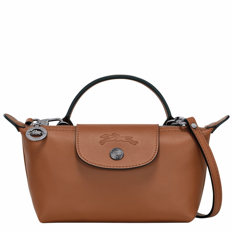 Longchamp Le Pliage Xtra XS Pouches Dame Brune Danmark | 34205987504