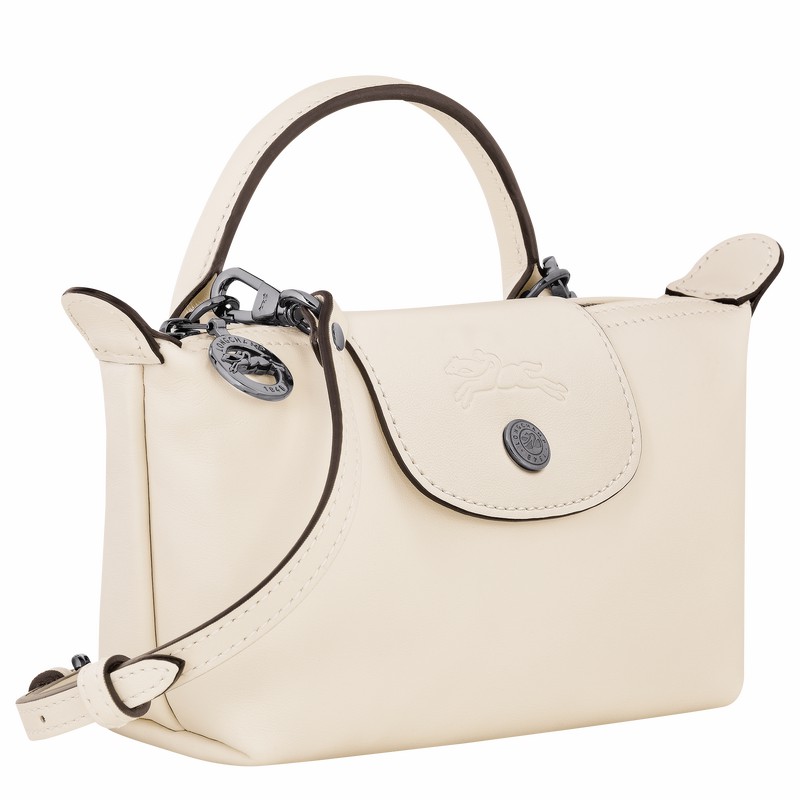 Longchamp Le Pliage Xtra XS Pouches Dame Hvide Danmark | 34205987037