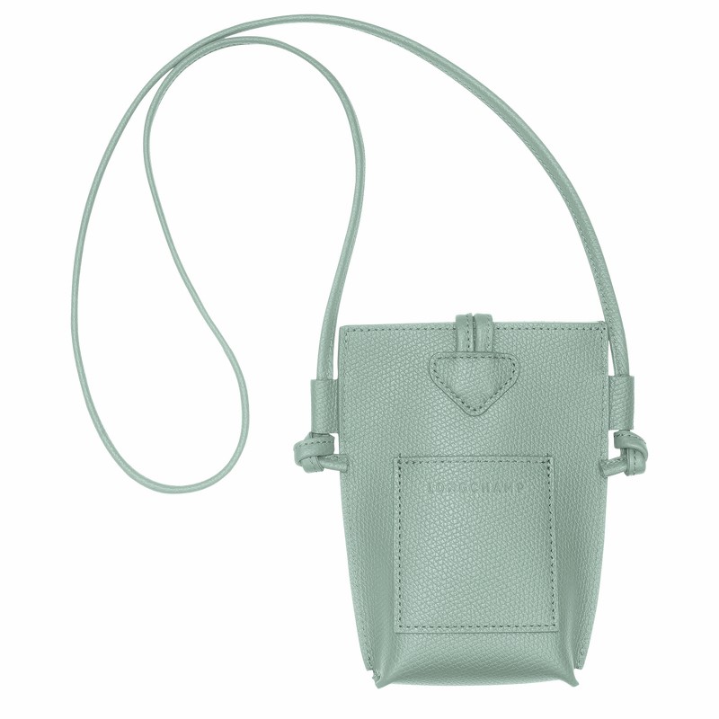 Longchamp Le Roseau Cover Dame Celadon Danmark | 34180HFP282