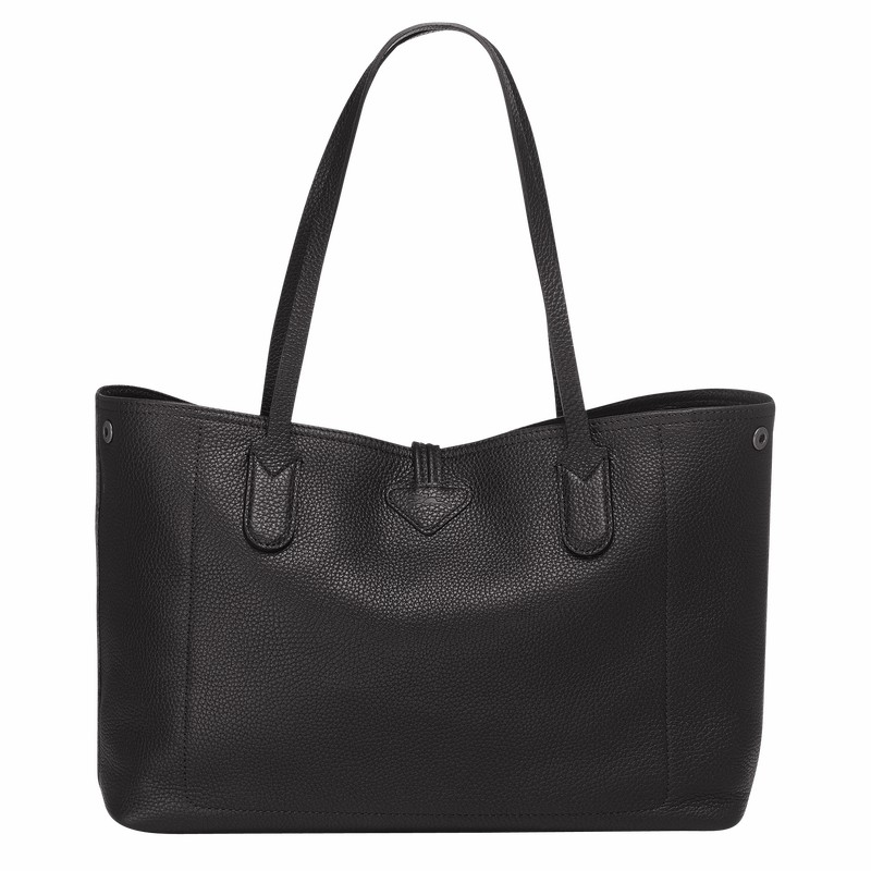 Longchamp Le Roseau Essential L Muleposer Dame Sort Danmark | L2686968001