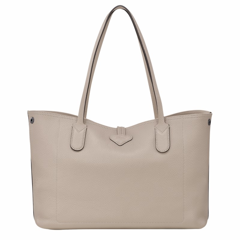 Longchamp Le Roseau Essential L Muleposer Dame Grå Danmark | L2686968266