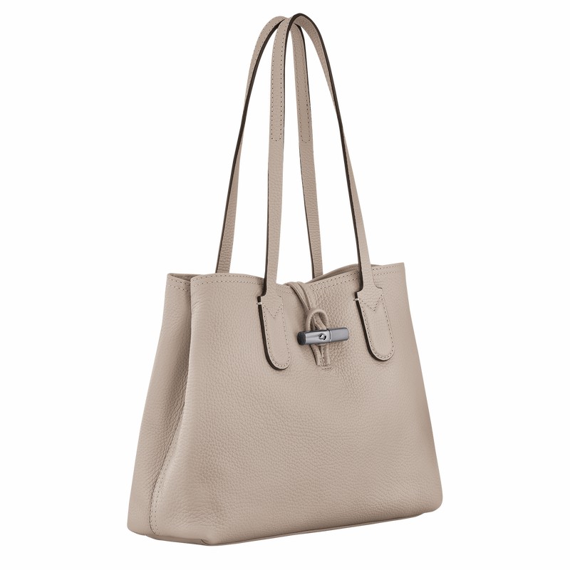 Longchamp Le Roseau Essential M Muleposer Dame Grå Danmark | 10183968266