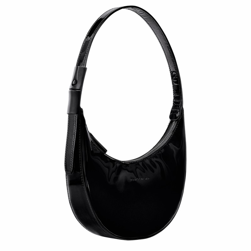 Longchamp Le Roseau Essential S Hobo Taske Dame Sort Danmark | 10217HEZ001