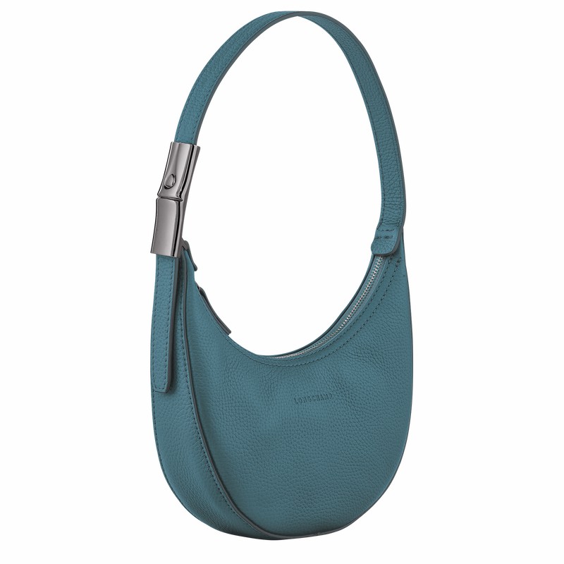 Longchamp Le Roseau Essential S Hobo Taske Dame Påfugl Danmark | 10217968P89