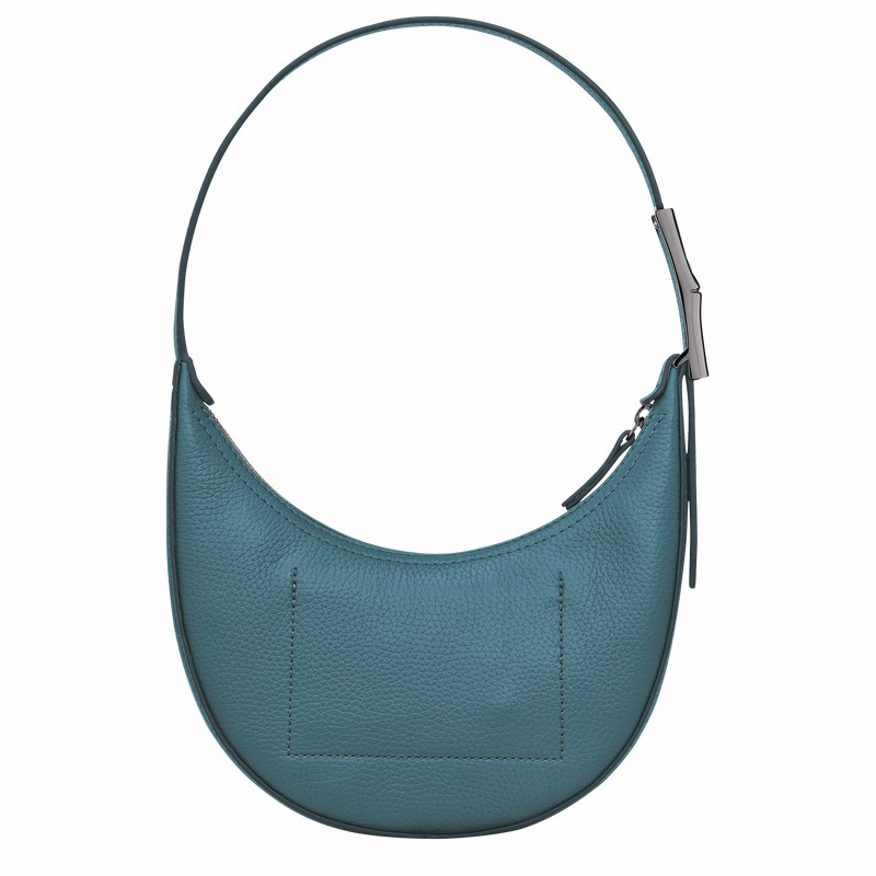 Longchamp Le Roseau Essential S Hobo Taske Dame Påfugl Danmark | 10217968P89