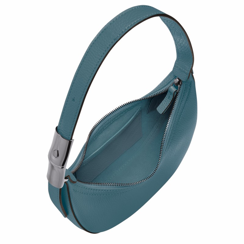 Longchamp Le Roseau Essential S Hobo Taske Dame Påfugl Danmark | 10217968P89