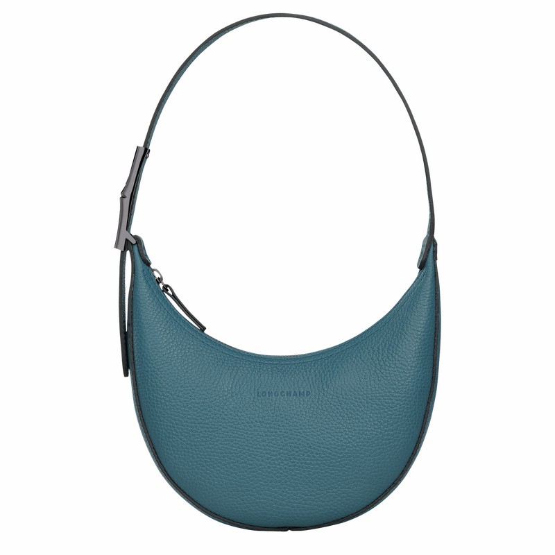 Longchamp Le Roseau Essential S Hobo Taske Dame Påfugl Danmark | 10217968P89