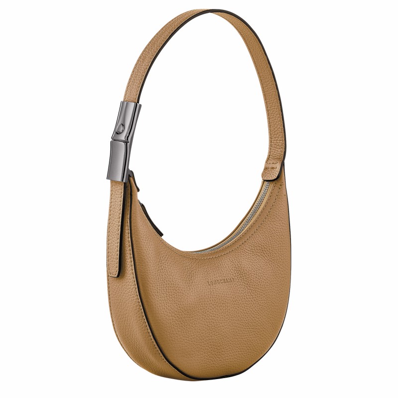 Longchamp Le Roseau Essential S Hobo Taske Dame Khaki Danmark | 10217968026