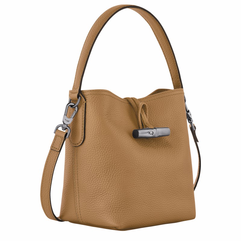 Longchamp Le Roseau Essential XS Bøttepungen Dame Khaki Danmark | 10159968026