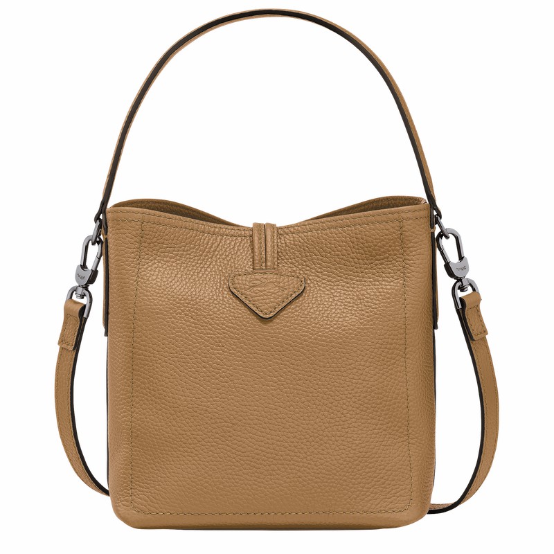 Longchamp Le Roseau Essential XS Bøttepungen Dame Khaki Danmark | 10159968026