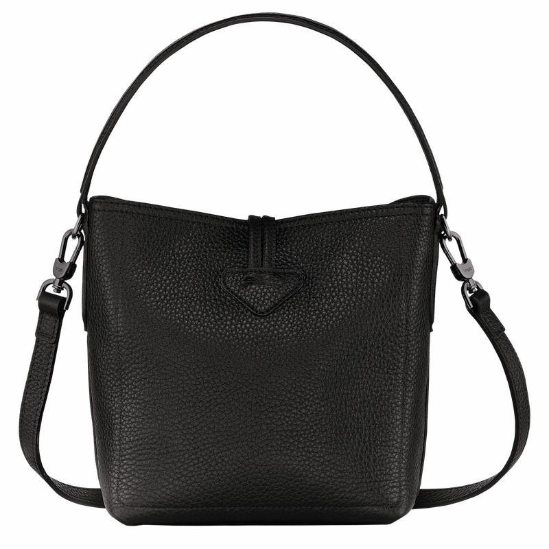 Longchamp Le Roseau Essential XS Bøttepungen Dame Sort Danmark | 10159968001