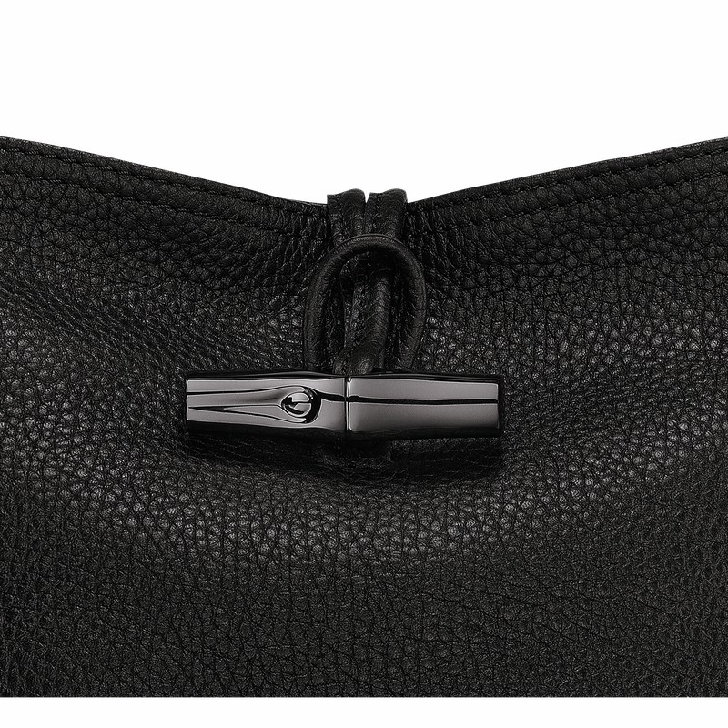 Longchamp Le Roseau Essential XS Bøttepungen Dame Sort Danmark | 10159968001