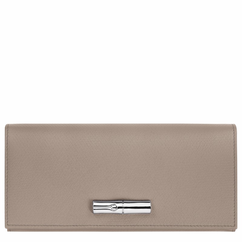 Longchamp Le Roseau Flap Pung Dame Grå Danmark | L3044HFP266