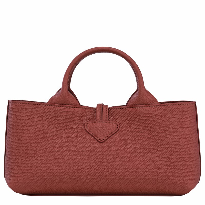 Longchamp Le Roseau S Håndtaske Dame Brune Danmark | 10280HFP404