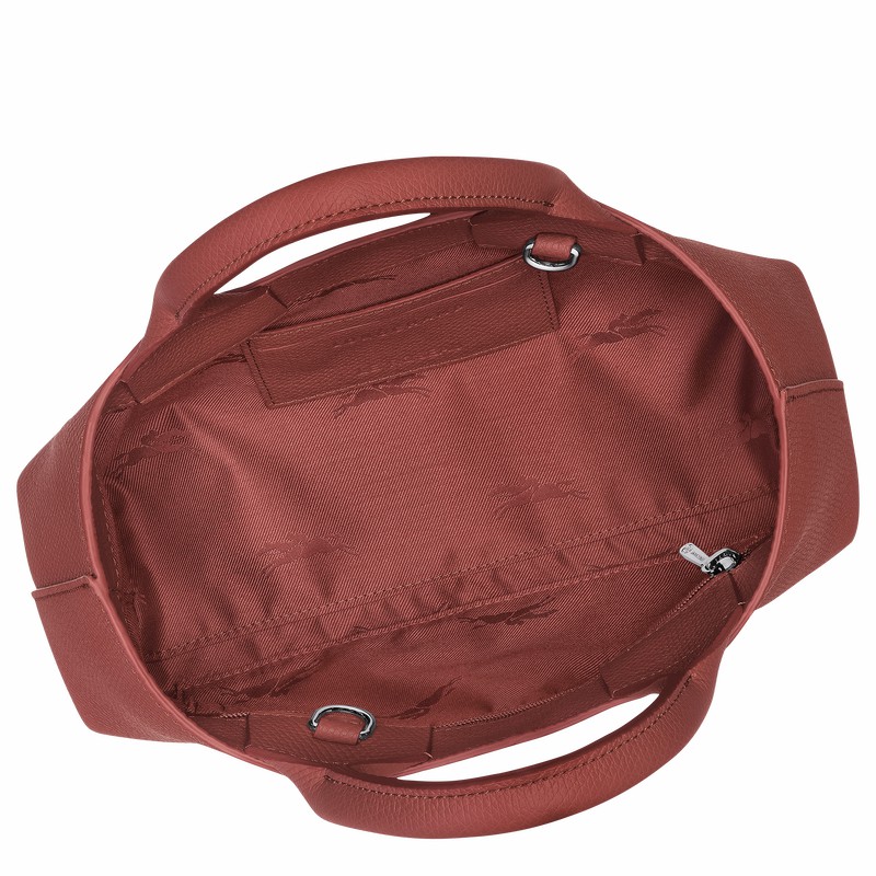 Longchamp Le Roseau S Håndtaske Dame Brune Danmark | 10280HFP404