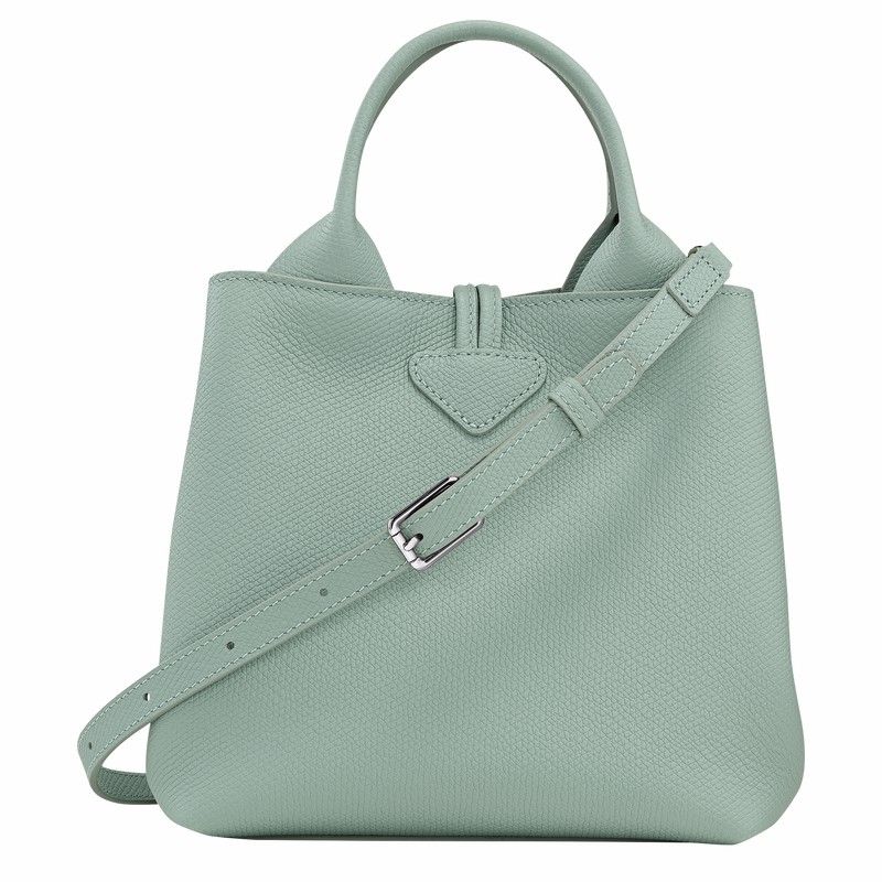 Longchamp Le Roseau S Håndtaske Dame Celadon Danmark | 10273HFP282