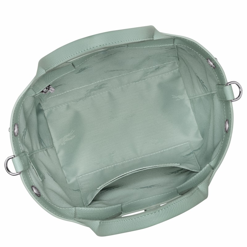 Longchamp Le Roseau S Håndtaske Dame Celadon Danmark | 10273HFP282