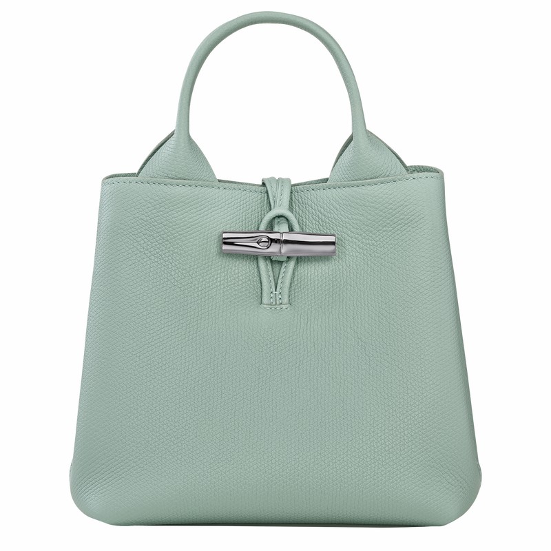 Longchamp Le Roseau S Håndtaske Dame Celadon Danmark | 10273HFP282