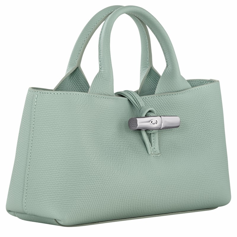 Longchamp Le Roseau S Håndtaske Dame Celadon Danmark | 10280HFP282