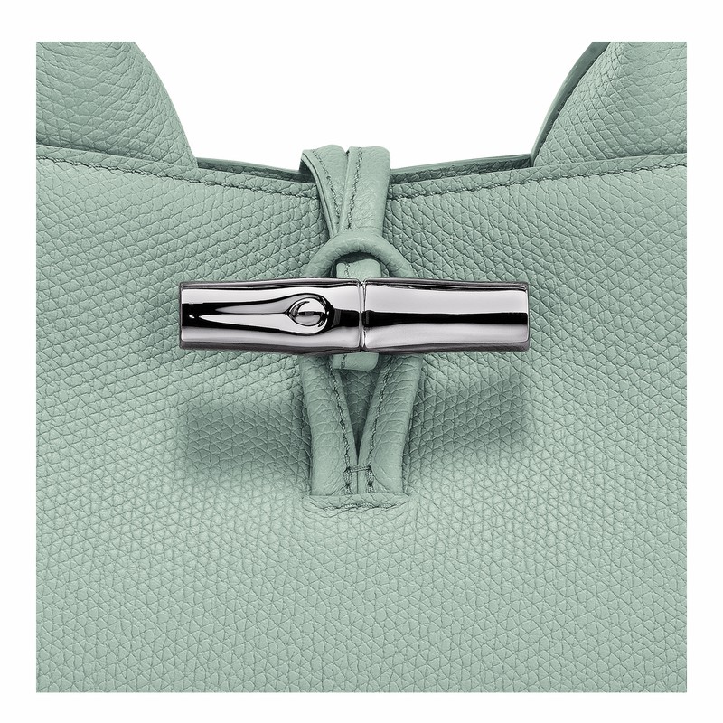 Longchamp Le Roseau S Håndtaske Dame Celadon Danmark | 10280HFP282