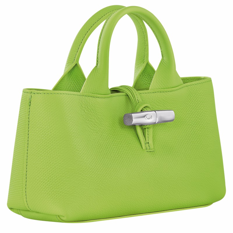 Longchamp Le Roseau S Håndtaske Dame Grøn Danmark | 10280HFP355