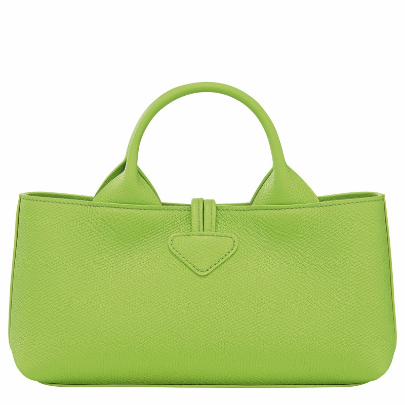 Longchamp Le Roseau S Håndtaske Dame Grøn Danmark | 10280HFP355